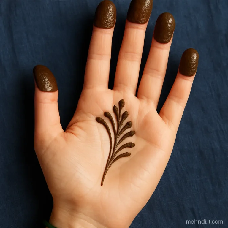 Palm side view with all five fingertips filled solid and a clean bare palm